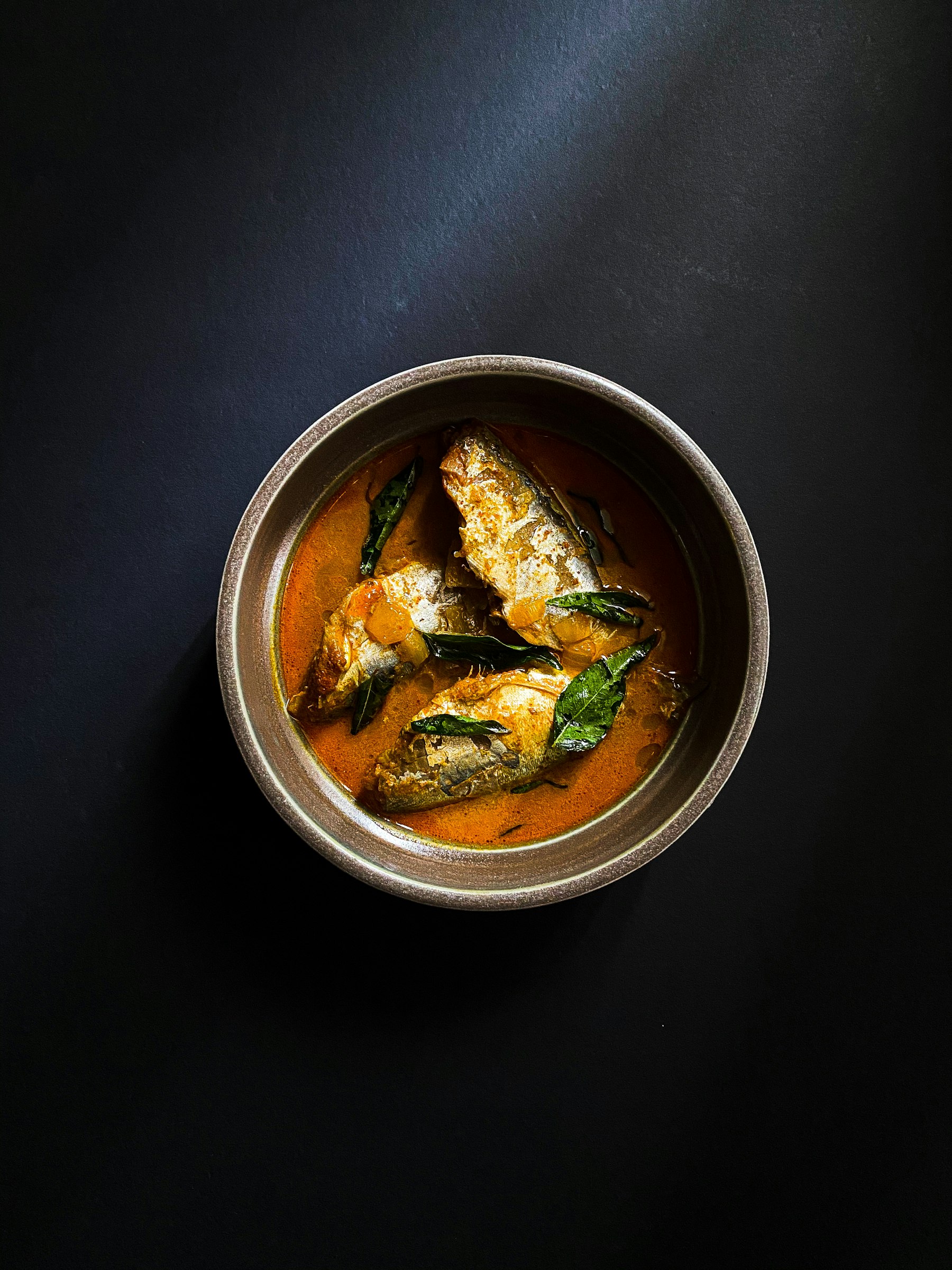 Prawn and banana curry dish